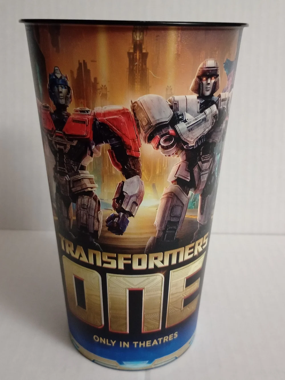 Transformers One Plastic Cup Movie Theater Exclusive 44 Oz